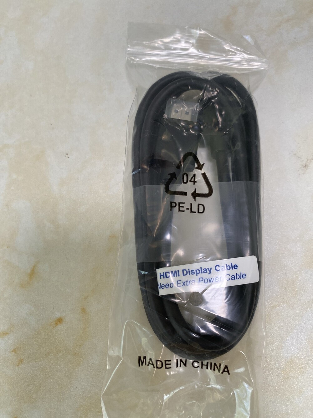 New HDMI Display Cable Black NWT
